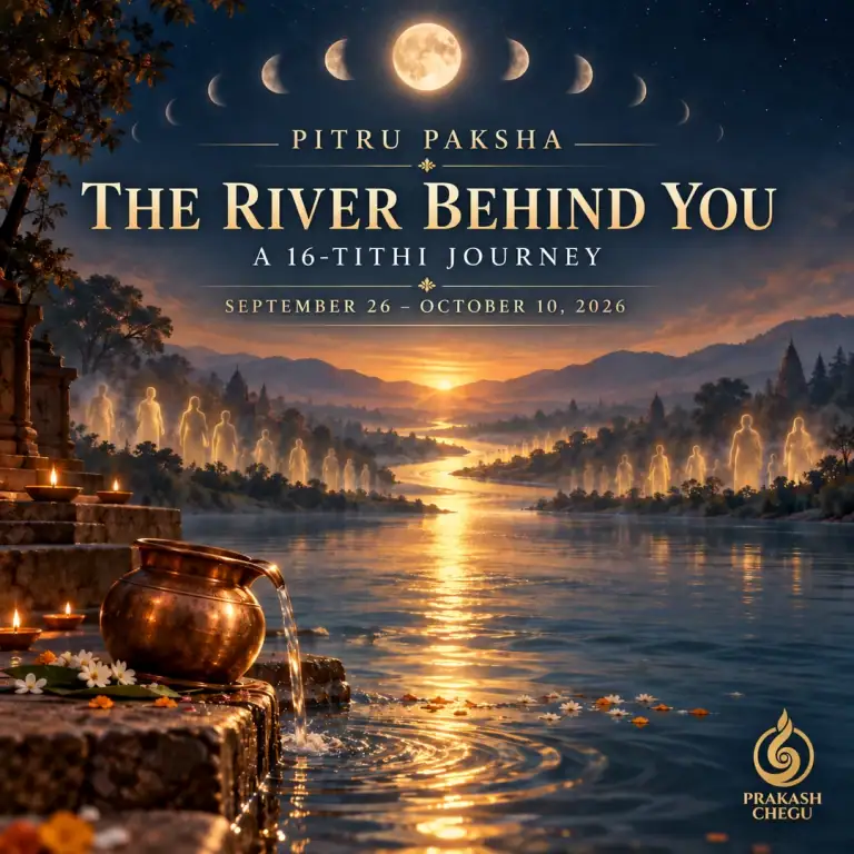 Pitru Paksha: The River Behind You – A 16-Tithi Journey